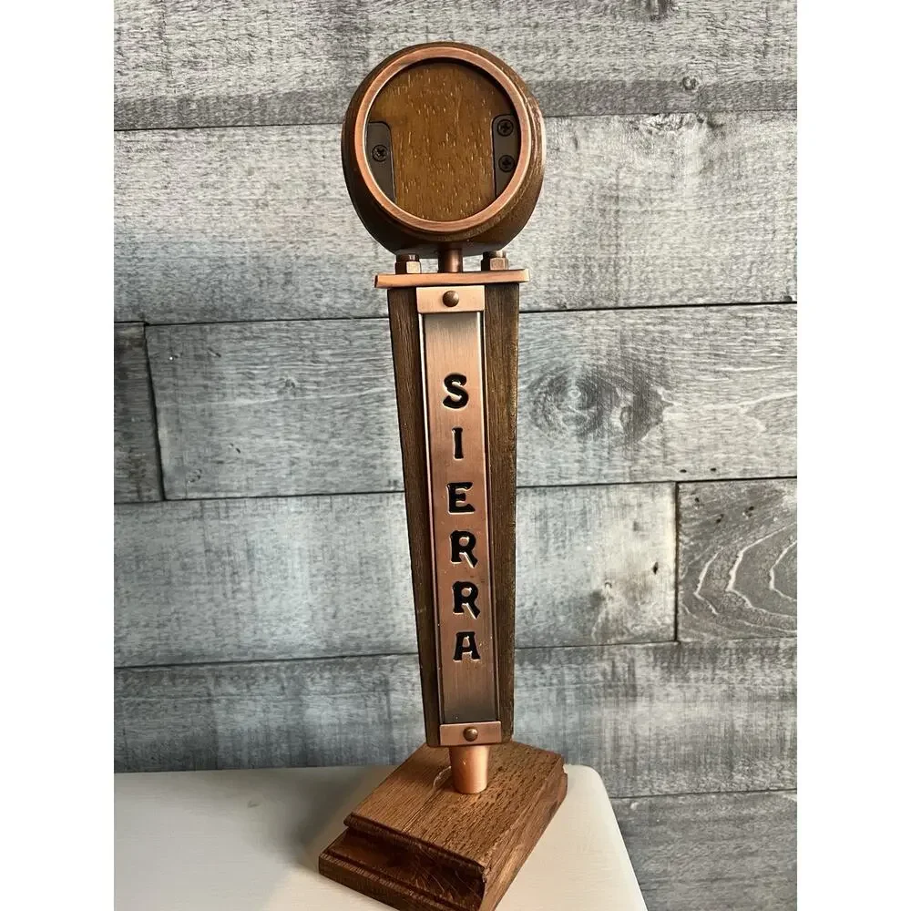 Sierra Nevada Oktoberfest Festbier Tap Handle‎ Wooden & Copper Finish Beer Tap